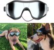 Dog Sunglasses Dog Goggles; UV Protection Wind Protection Dust Protection Fog Protection Pet Glasses Eye Wear Protection with Adjustable Strap for Med